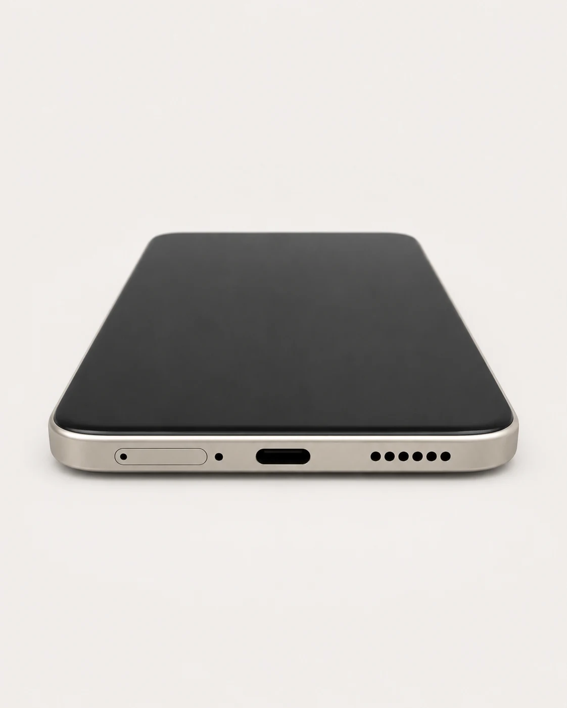 Redmi Note 15 Pro+ 5G alsó él USB-C csatlakozóval és hangszóróráccsal