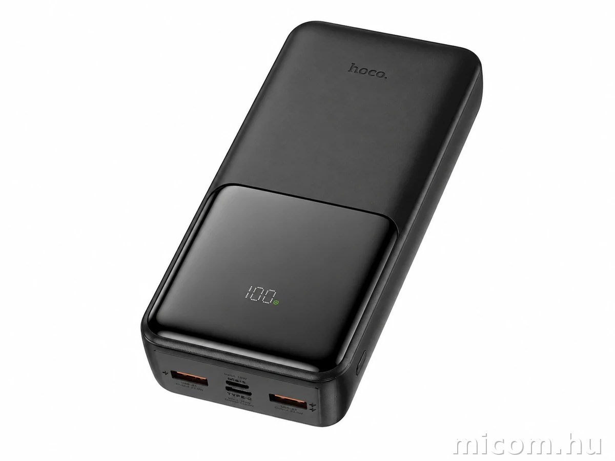 HOCO J136B 30 000 mAh power bank digitális kijelzővel