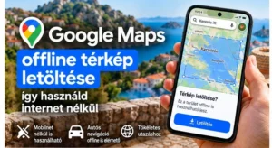 Google Maps offline térkép letöltése telefonon